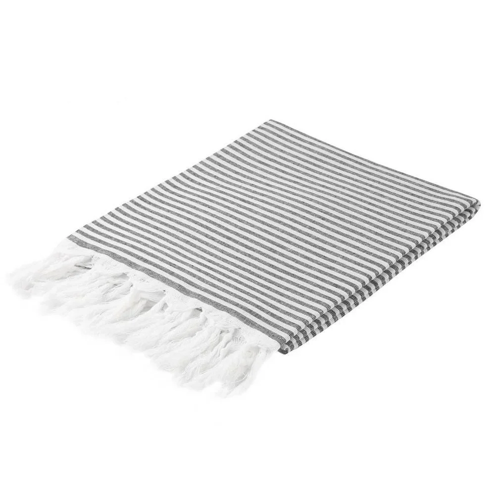 4 Black Towels - 100% Turkish Cotton Beach Bath Towel - Citizens of the Beach